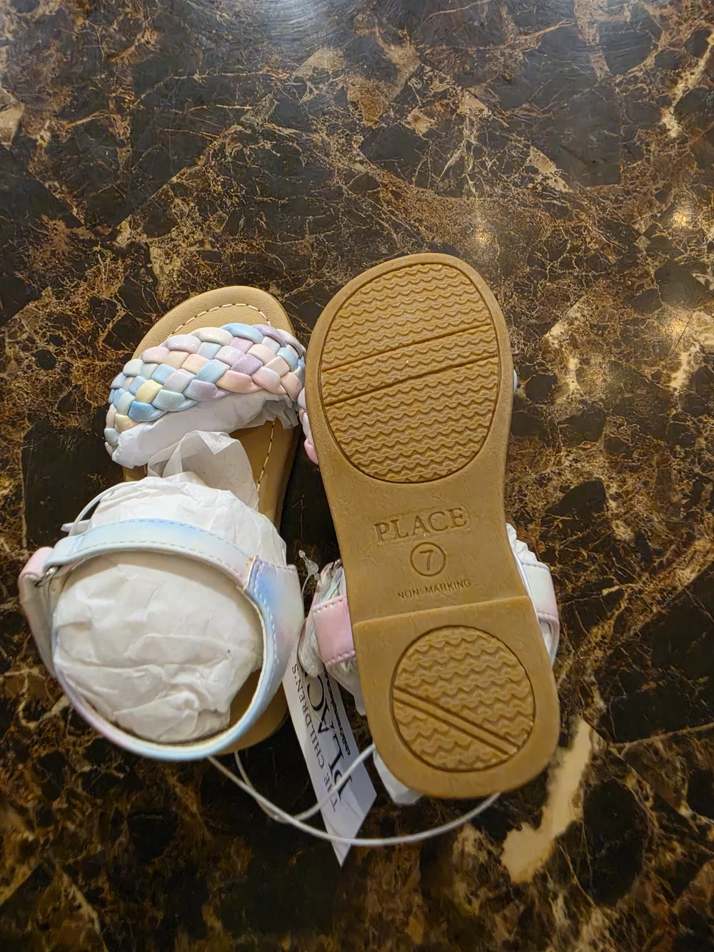 The Childrens Place pastel braided